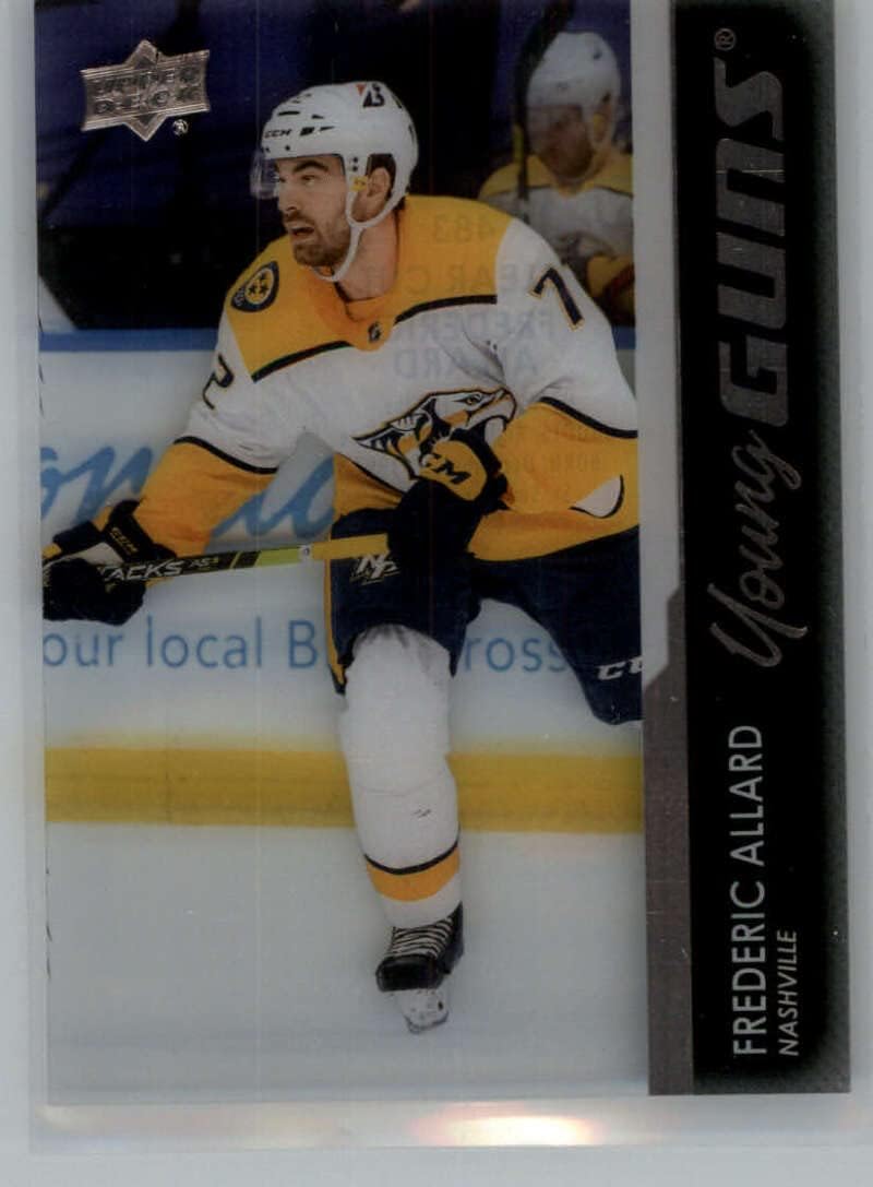 2021-22 Upper Deck Series Two Clear Cut #483 Frederic Allard YG Young Guns RC Rookie Card Nashville Predators Young Gun Official NHL Hockey Card in Raw (NM or Better) Condition