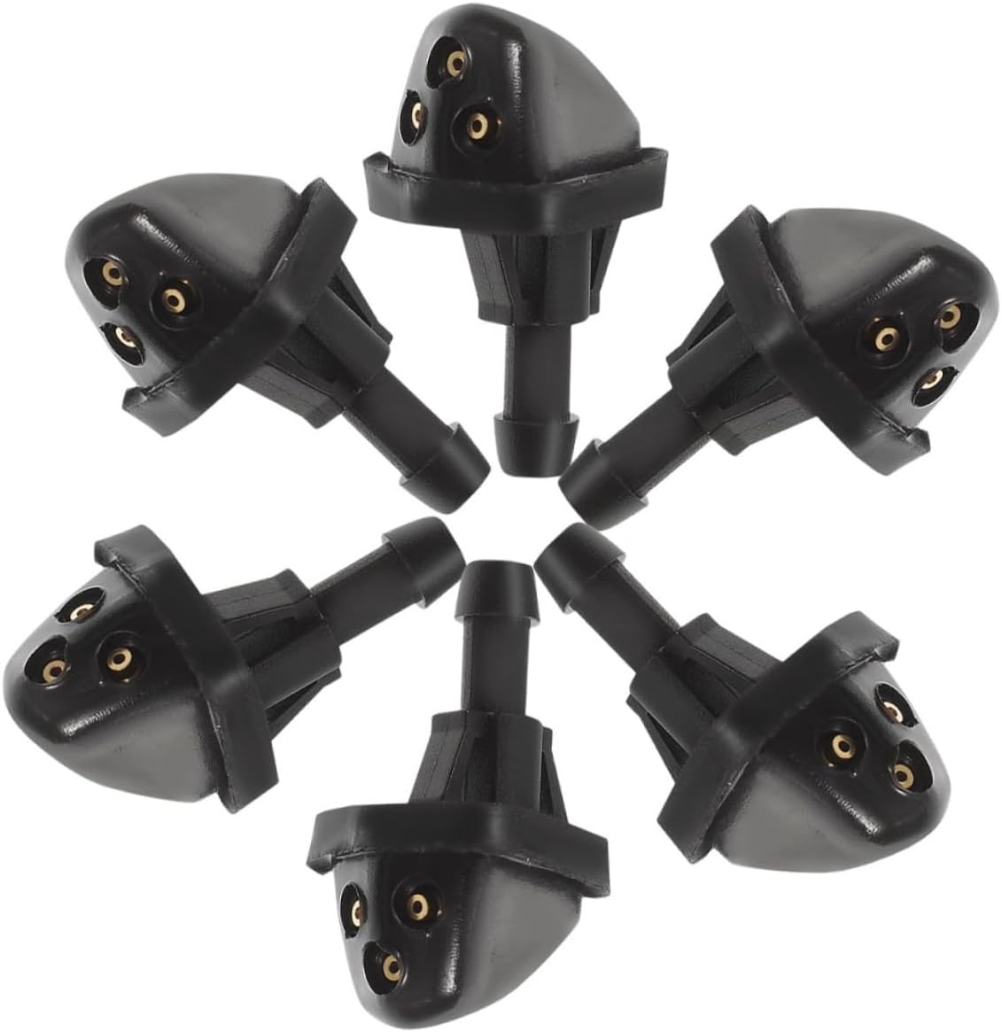 Gatuida 30pcs Car Windshield Washer Sprayer Replacement Nozzles for Windscreen Washer Easy Install Wiper Nozzles for Car