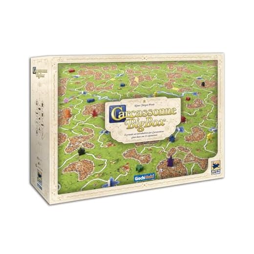 Giochi Uniti - Carcassonne Big Box 2022, Carcassonne, Gioco da tavolo, 2-6 Giocatori, 7+ Anni, Edizione Italiana, GU729 [nuova versione]