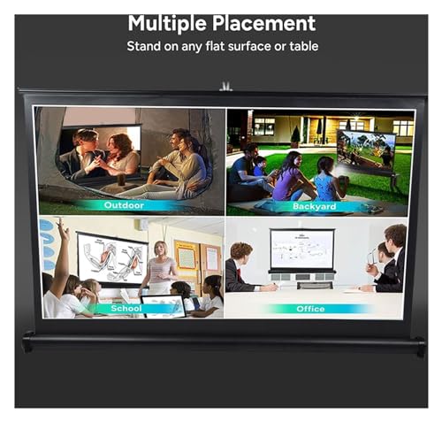 Pantalla de proyector compacta para resolver la falta de espacio en casa 6