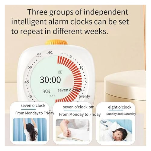 Cronómetro digital visual 60 minutos con alarma para estudio miniatura 4