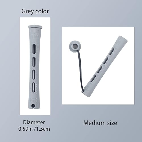 Miniatura 2 de Varillas permanentes, 60 rodillos de pelo para cabello natural, largo, corto, herramienta de peinado, rizadores de pelo, tamaño pequeño, 0.59