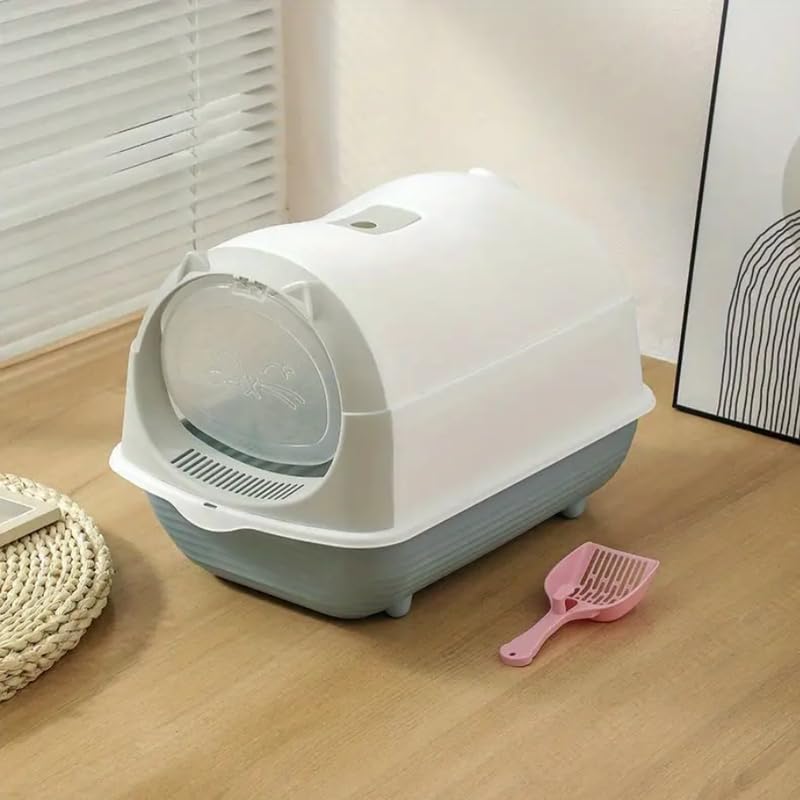 BohoBark Litter Box with Lid,Foldable Covered Litter Box,Anti-Splashing Enclosed (B0CVQFLTTM) Amazon Price History, Amazon Price Tracker