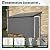 SemiKeem 4' x 8' Metal Outdoor Storage Shed, Lean to Storage Outdoor Shed Garden Tool Storage Cabinet House w/Lockable Door and 2 Air Vents for Backyard Patio Lawn, Gray, 48.82" W x 92.5" D x75.7 H