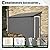 YOPTO 4x8 FT Outdoor Storage Shed with Floor,Lean to Metal Shed W/Lockable Door,All Weather Waterproof Garden Tool House W/ 2 Air Vents,for Backyard,Patio,Lawn,Garden,Gray