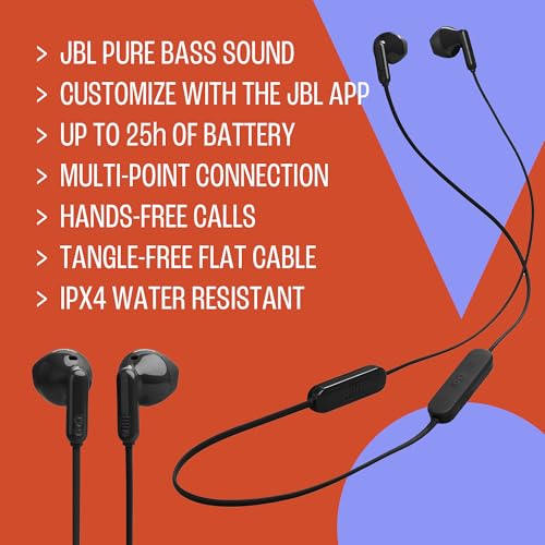 Image of JBL Tune 235BT - Wireless Earbud Headphones - Black