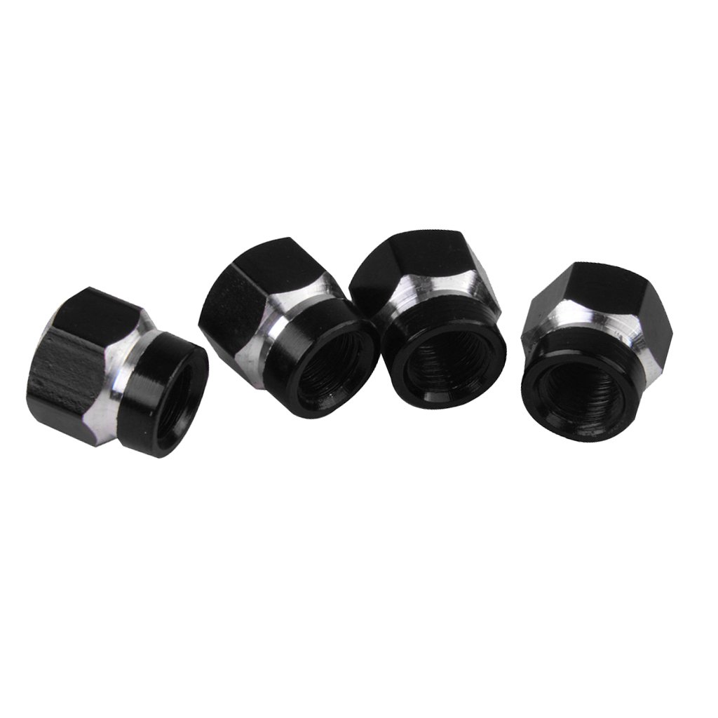 4x Car Motorcycle Wheel Tire Tyre Dust Valve Cap Covers Black Hexagonal 14mm| Motors |Valve Stems & Caps-image-14