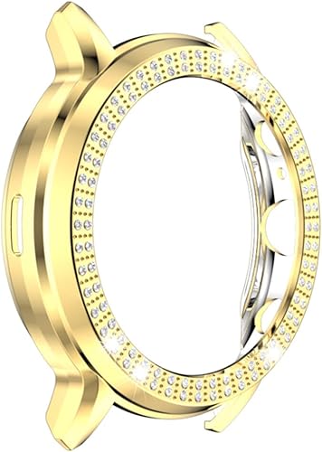 Marco de reloj de diamantes de imitación PC Slim Plated Case The Protector Case Smartwatch Cover General Case Protector de pantalla Accesorios Bisel