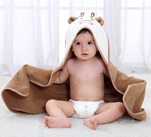 Lanhiem Asciugamano con Cappuccio / Telo da