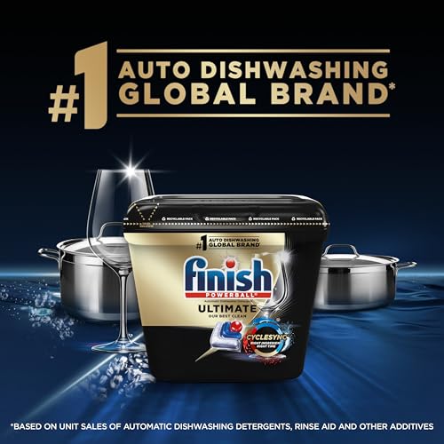 Image of Finish Ultimate Dishwasher Detergent- 62 Count - With CycleSync Technology - Dishwashing Tablets - Dish Tabs
