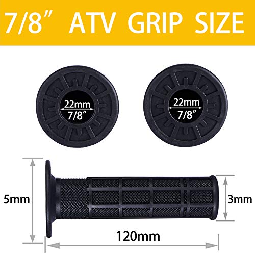 image for APPYU RSG 78inch ATV Grips Universal Handlebar Grips Soft Rubber Motor