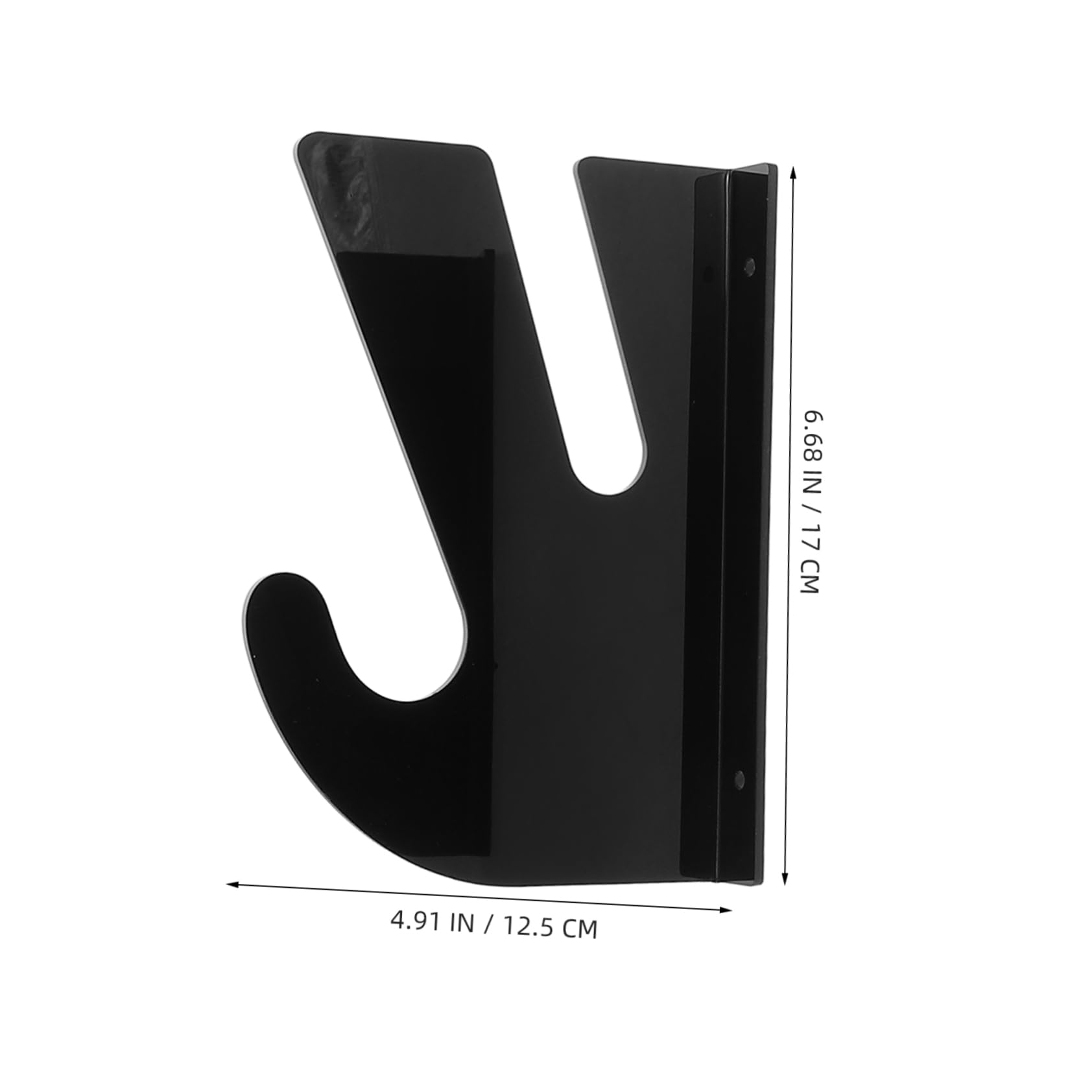 Hemoton Skateboard Hanger Acrylic Display Stand Wall-Mounted Rack for Skateboard Snowboard Kite Board