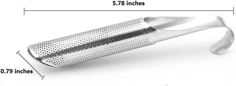 Tea Infuser With Hook- Easy To Use & Carry - Suitable For In-home Or Outdoor Usage (Picnic, Travel, Business Trip etc.). Premium Tea Infuser - Tea Strainer - Tea Steeper