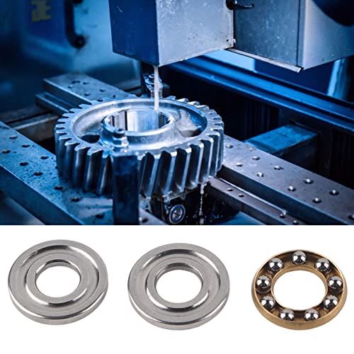 Axial-Kugellager Set F6-14M, 6x14x5mm, Hochpräzise Drucklager aus Lagerstahl, 10 Stück, für Maschinenbau und Gerätewartung