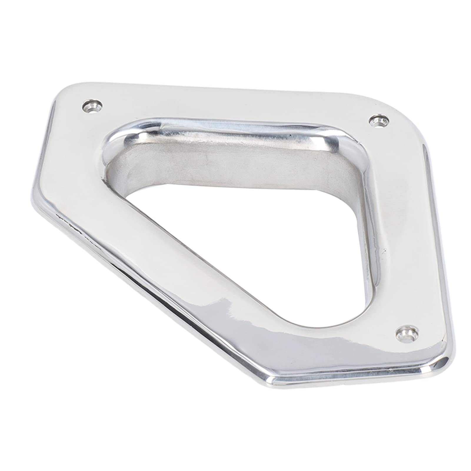 Passacavo Hawse Passacavo triangolare in acciaio inossidabile 316, Foro da 40 mm, Spessore 0,57 pollici, Hardware per barche marine per Yacht, Baluardo, Ponte, Cavo di traino con