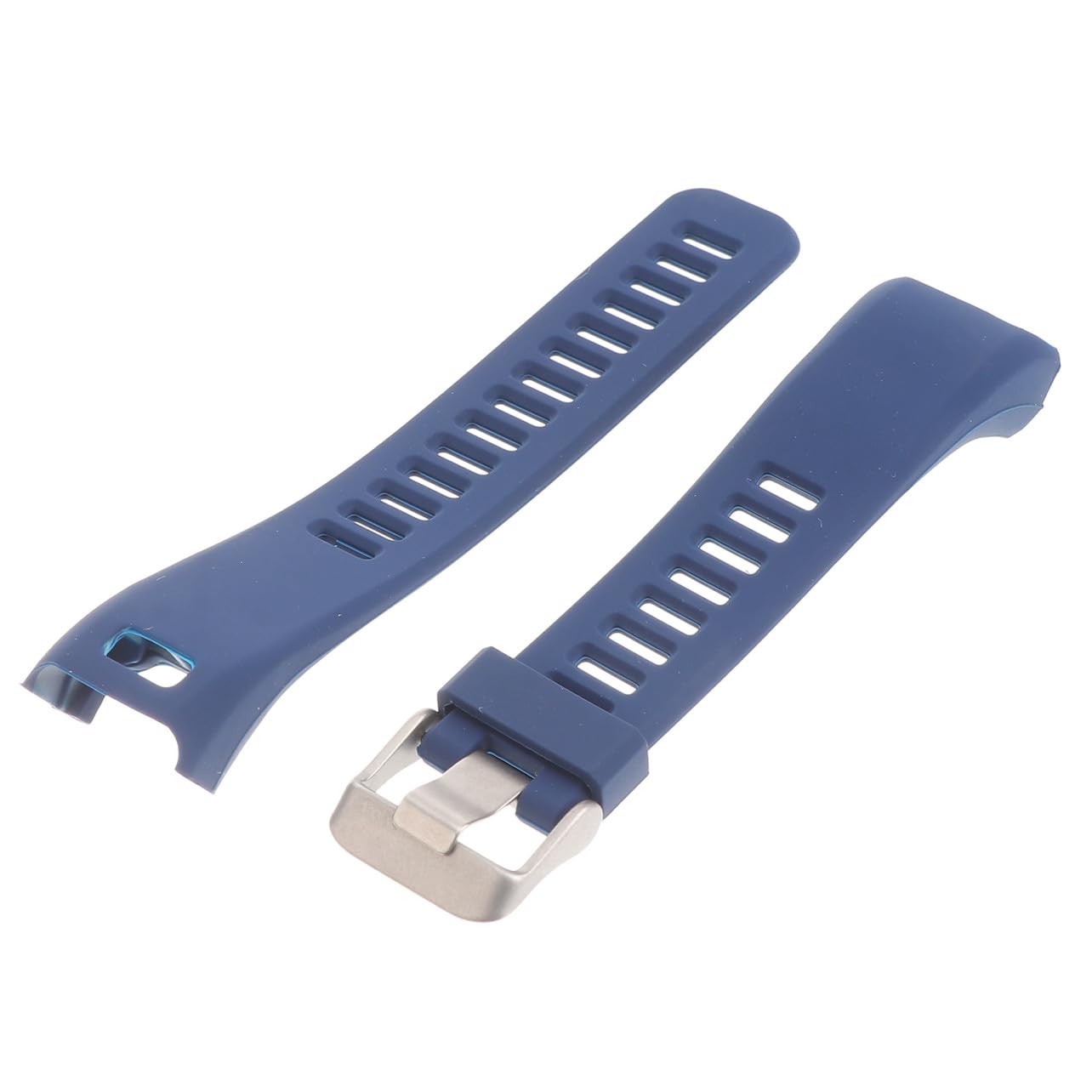 Housoutil Bracelet Silicone Remplacement Compatible Montre Connectée HR Bande Souple Unisexe et Confortable pour Montre Connectée Sport et Quotidien Couleur Bleu Nuit