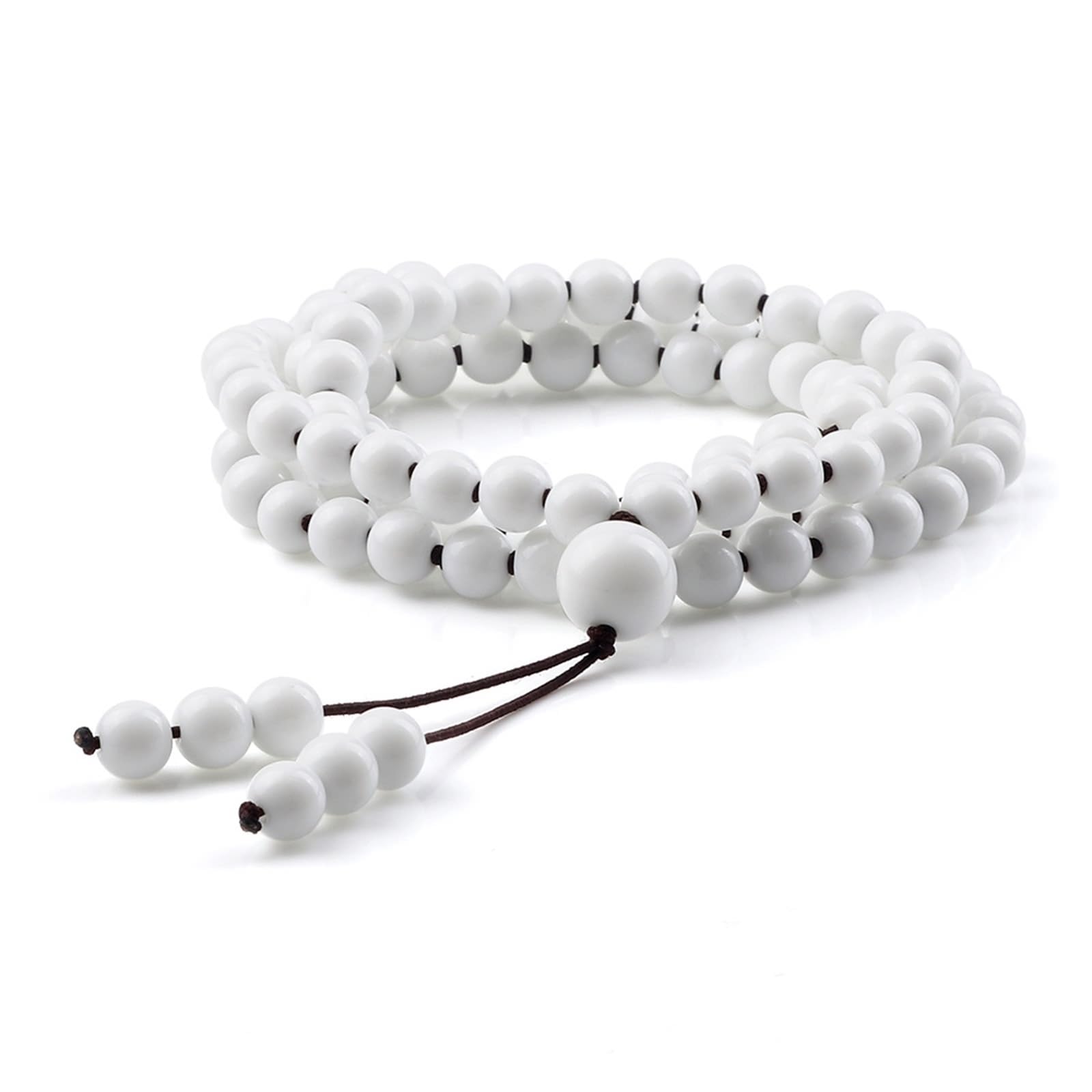 Bracelet BFF améthyste non coupé : cadeau de mariage unique et perles multicouches