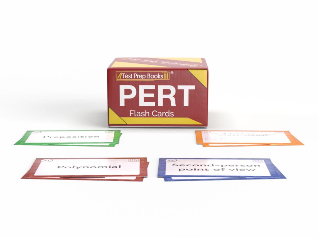 PERT Test Study Cards 2026-2027: PERT Exam Prep and Practice Questions for the Florida Postsecondary Education Readiness Test [Full Color Cards]