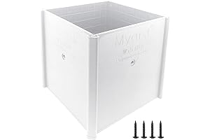 6x6 Vinyl Post Protector: Shield Your Posts From Lawn Damage