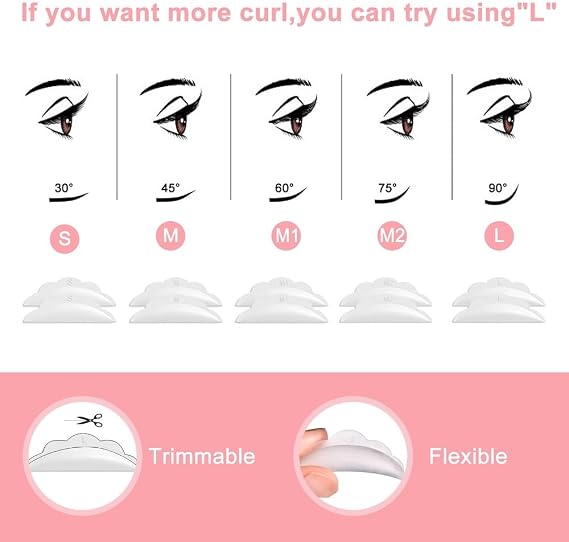 Bestauty Professional Lash Lift Kit, Eyelash Perm Kit, Tools for Lash Lift Eyelash Extensions and Curling, Semi-Permanent Curling Perming Wave Suitable for Home Salon