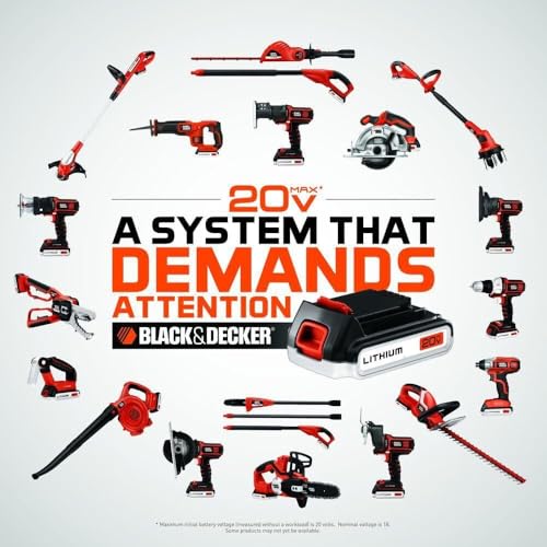 BLACK+DECKER 20V MAX POWERCONNECT 1.5 Ah Lithium Ion Battery, 2 Pack, Cordless Tool Battery Packs, Charger Sold Separately (LBXR20-OPE2) by BLACK+DECKER - Used condition - Image 6