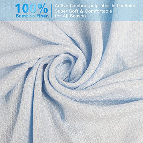 Image of AmyHomie Cooling Blanket King Size 90 inchx108 inch, 100% Rayon Derived from Bamboo