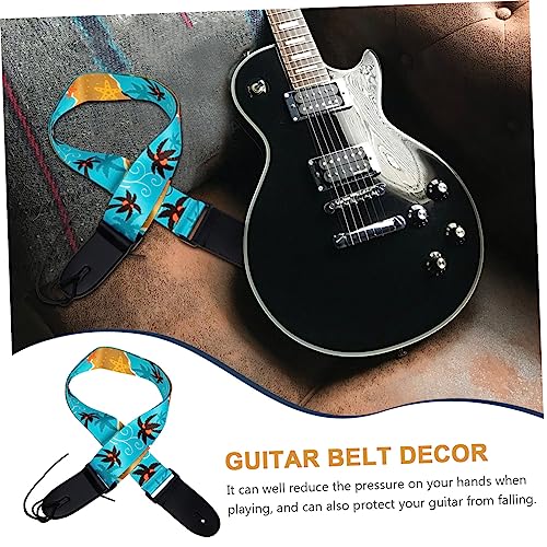 Toyvian Acoustic Guitar Strap Ukulele Belt Unique Guitar Straps Belt Buckle Cloth Ukulele Bass Electric No Punching Leather Student - Image 3