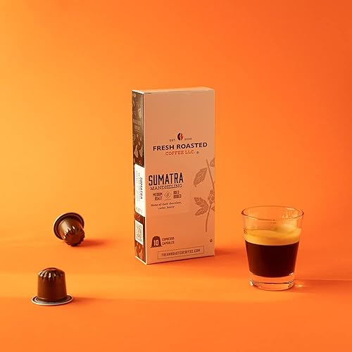 Miniatura 3 de Fresh Roasted Coffee para Nespresso OriginalLine, Sumatra Mandheling  Origen único  Intensidad 10  Cápsula de aluminio de 60 unidades