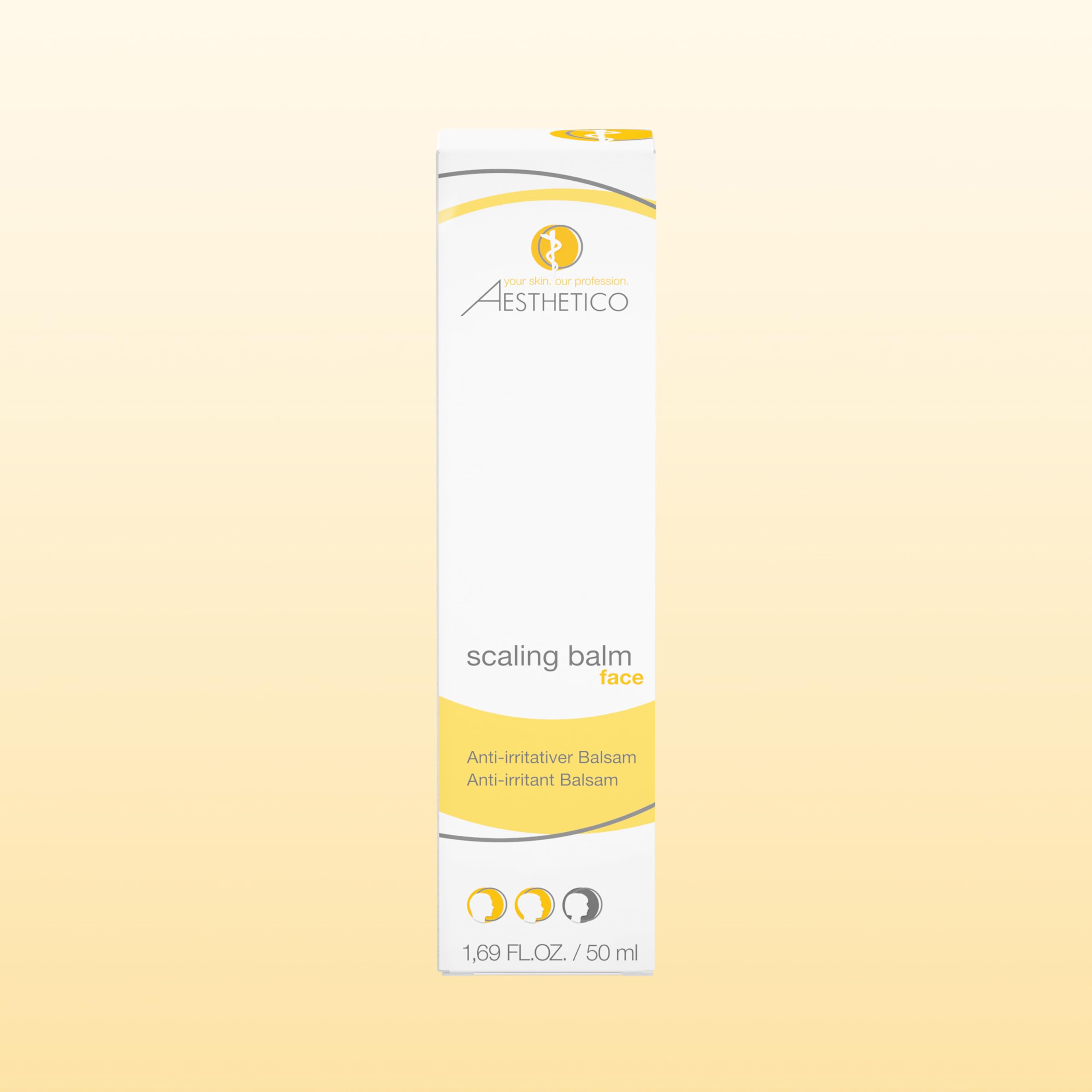 AESTHETICO scaling balm, 50 ml | SOS-Pflegebalsam für irritierte und beanspruchte Haut, beruhigt Rötungen und Spannungsgefühle, unterstützt die Regeneration