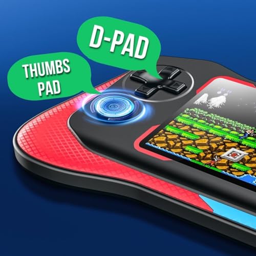 Image of Toy Channel Video Games for Kids: X7M 500-in-1 Retro Video Game Console with TV Compatibility, Handheld Design, Dual Controller for 2-Player Mode, Perfect for Family Fun and Classic Gaming Experiences