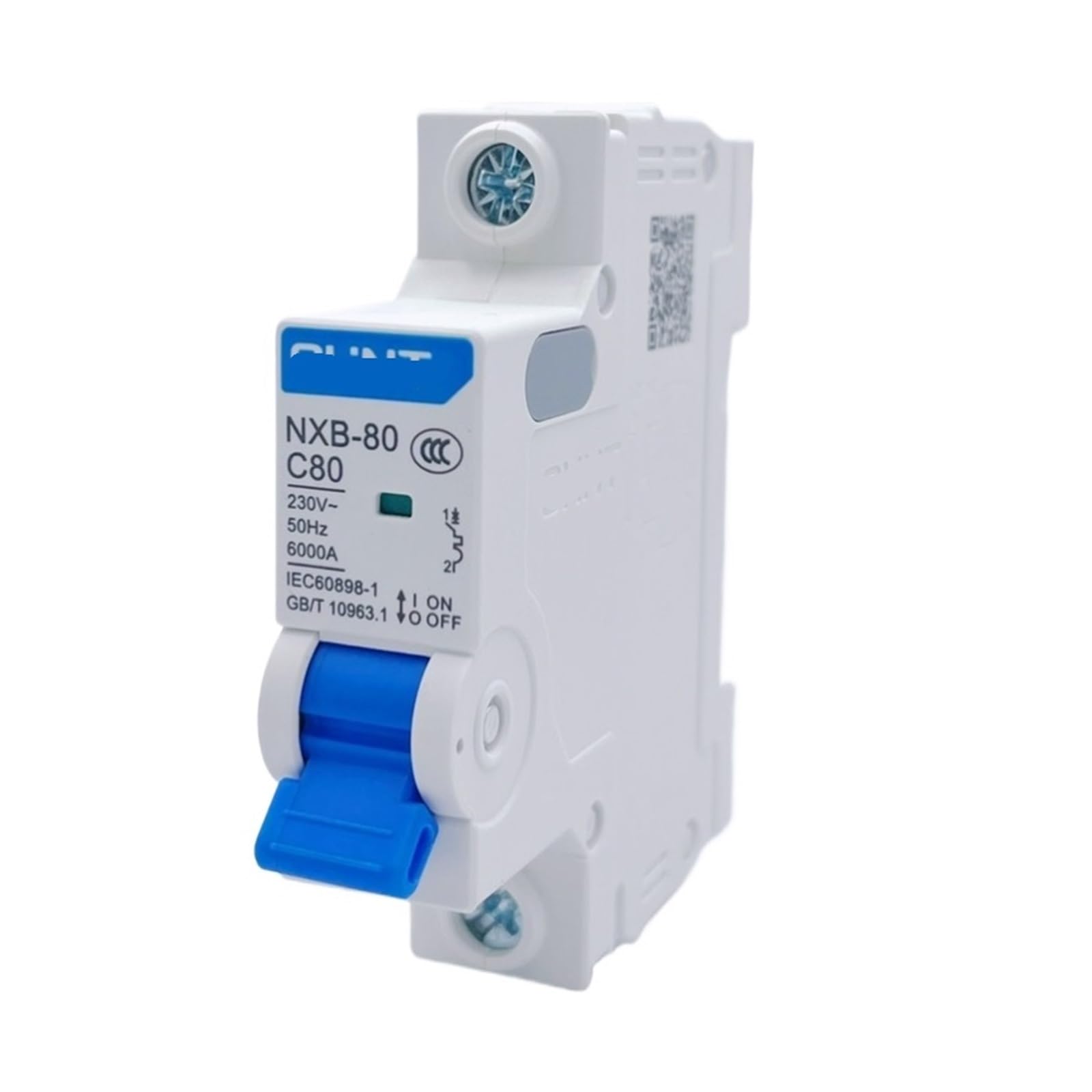 Gvbaepieo 80A Small Size Nxb-80 1P 2P 3P 4P C Type Circuit Breaker Dz47 Air Switch (1P)