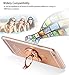 Universal Phone Grip Holder, Expanding Grip Soocket for Cellphones, 360?? Rotation Poop Grip Holder for Phones, iPad and Tablet（Rose Gold