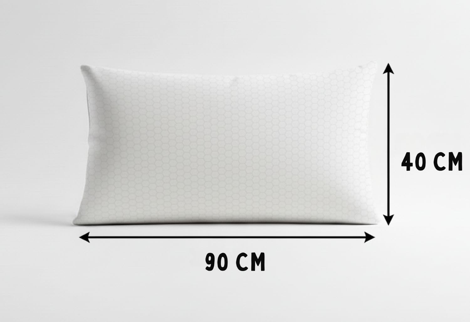 Velfont Almohada Ergonómica Viscoelástica Antialérgenos con Tecnología AlerProTECH, Doble Funda 100% Algodón y Microfibra, Alta Densidad, Firmeza Media (90 cm)