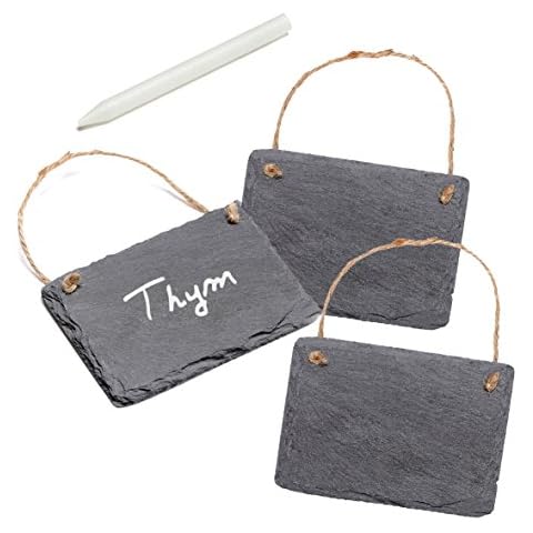 The cordeline Set of 3 Slate Labels 0.5 x 7 x 10 cm etancc Cover