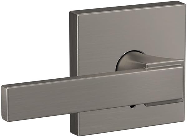 Schlage Custom FC21 NBK 619 COL Northbrook Lever with Collins Trim Hall-Closet and Bed-Bath Lock, Satin Nickel