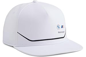 BMW M Motorsport Flat Brim Cap: Optimal Headwear for Women Gear Enthusiasts
