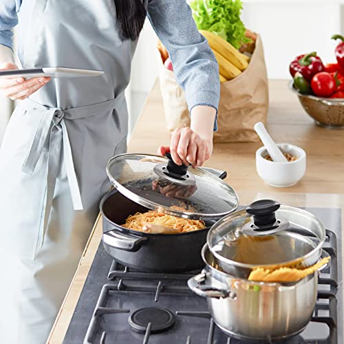 4 Pcs Pot Lid Knobs, Universal Pot Lid Top Replacement Knobs, Kitchen Cookware Universal Replacement Pan Lid Holding Handles For Rival Crockpot Casserole Glass Saucepan Kettle - Heat Resistant #TOP5