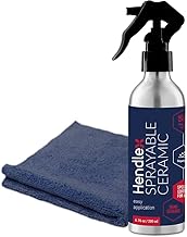 Ceramic Sealing Car Nano Spray - Ceramic Coating for Protection and Shine, with Special Microfibre Cloth, Nano Spray & Ceramic Spray for Car Sealing Hendlex 200 ml, Nano Shield up to 1 Year