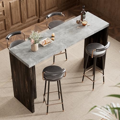 Bar Table for 4-6 People - 55" Long Counter Height