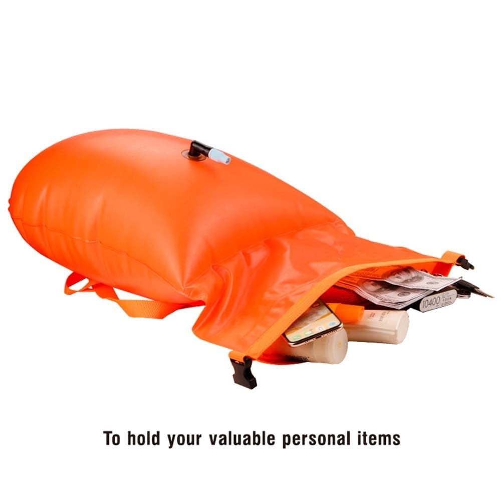 Boa Da Nuoto Mizijia 20L Con Tasca Impermeabile - Galleggiante Sicurezza Per Acque Libere E Triatleti - Foto 2