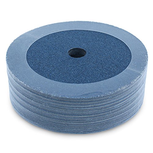 BHA Zirconia Resin Fiber Grinding and Sanding Discs, 7” x 7/8”, 60 Grit - 25 Pack