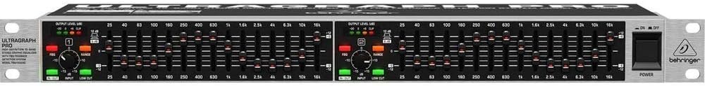 Behringer Ultragraph Pro FBQ1502HD 15-Band Stereo Graphic EQ with FBQ Feedback Detection