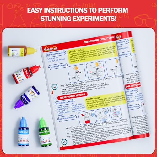 Science Kits for Kids - 70 Experiments Science Kit for Kids Age 6-12 Year Old, STEM Educational Science Toys Gifts for Girls Boys, Chemistry Set, Crystal Growing, Erupting Volcano - Image 6