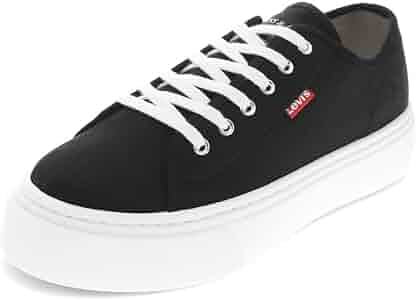levi's shoes 木箱 Amazon.com | Levi's Women's Dakota CVS Sneaker, Black, 6