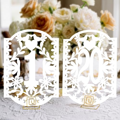 AmazingSpark Cielito Lindo �e�[�}�e�[�u���ԍ��J�[�h 20�Z�b�g 1-20 �S�[���h�z���_�[20�t�� �z���C�g�p�y���s�J�h ���L�V�J���E�F�f�B���O�e�[�u���ԍ� ���Z�v�V�����Z���^�[�s�[�X�C�x���g�p�[�e�B�[�p