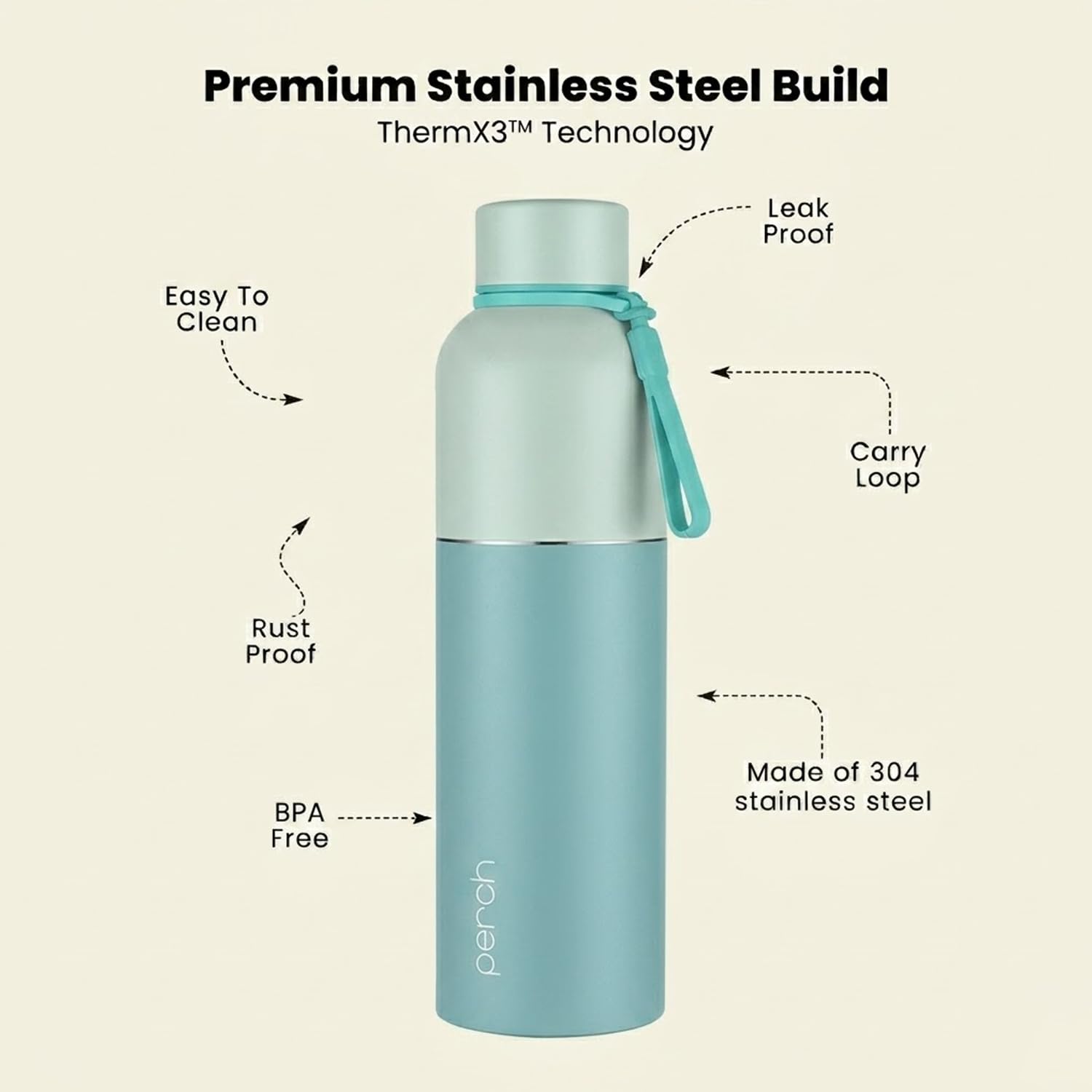 Perch Zenith Flask: Hot & Cold Water Bottle -5