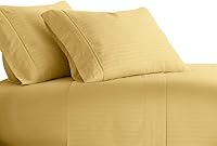 Vista 5 de Royal Tradition Juego de sábanas de 300 hilos, 100% algodón, 4 piezas, tamaño King, con bolsillos profundos, color marfil