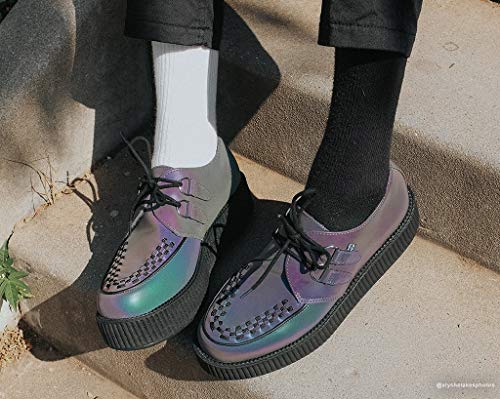 T.U.K. Shoes V9663 Unisex-Adult Creepers, Midnight Chameleon Viva Mondo Creeper2