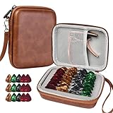 ギターピックホルダーケース | リトルピックホルダー,15個のギターピックホルダー のピックと互換性があります Fiaoen