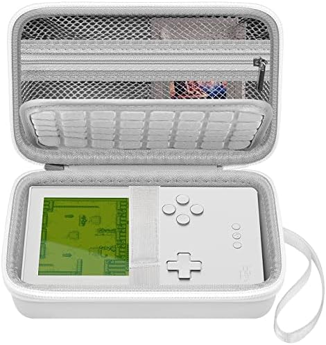 Hard Case Compatible with Analogue Pocket Handheld Game Console, Portable Mini Game Player Storage Bag for Video Games Cards, Charging Cable and Accessories (Box Only)